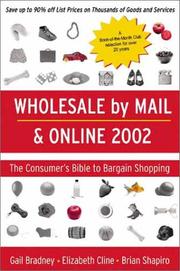 Cover of: Wholesale by Mail & Online 2002 by Gail Bradney, Elizabeth Cline, Brian Shapiro