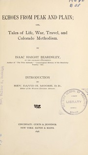 Echoes from peak and plain by Isaac Haight Beardsley