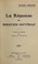 Cover of: La réponse du mauvais serviteur