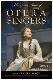 Cover of: Grove book of opera singers by edited by Laura Macy