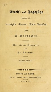 Cover of: Streif- und Jagdz©ơge durch die vereinigten Staaten Nord-Amerikas