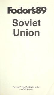 Cover of: Fodors-Sov.union89