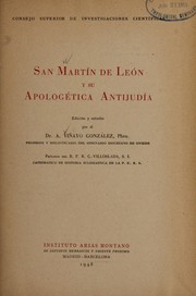 Cover of: San Martín de León y su apologética antijudía.
