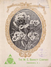 Cover of: Golden anniversary [catalogue] by W.E. Barrett Company