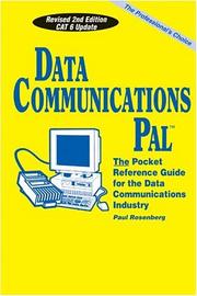 Cover of: Data Communications Pal (Pal Series of Engineering Reference Publications) by Paul Rosenberg