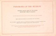 Cover of: Panorama of the Hudson: showing both sides of the river from New York to Albany : as seen from the deck of the Hudson River Day Line streamers ... as most convenient for a book of reference or tourist guide