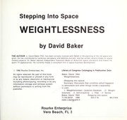 Cover of: Weightlessness by Baker, David
