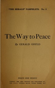 Cover of: The way to peace