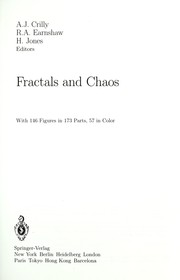 Cover of: Fractals and chaos by A.J. Crilly, R.A. Earnshaw, H. Jones, editors.