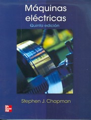 Cover of: Máquinas eléctricas by Stephen J. Chapman