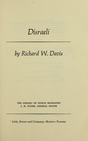 Cover of: Disraeli by Davis, Richard W.