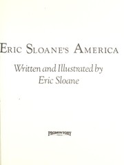 Eric Sloane's America by Eric Sloane