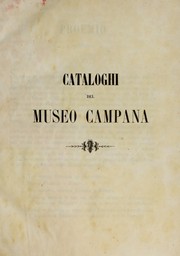 Cataloghi del Museo Campana by Museo Campana