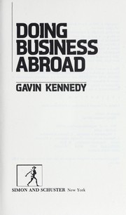Cover of: Doing business abroad