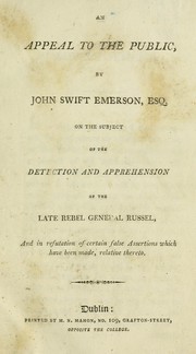 An appeal to the public by John Swift Emerson