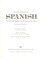 Cover of: Student manual for Spanish