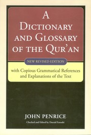 Cover of: A Dictionary and Glossary of the Qur'an: With Copious Grammatical References and Explanations of the Text