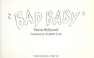 Cover of: Bad baby