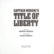 Cover of: Captain Moroni's title of liberty by Sherrie Johnson