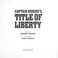 Cover of: Captain Moroni's title of liberty
