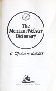 Cover of: The Merriam-Webster Dictionary by Merriam-Webster