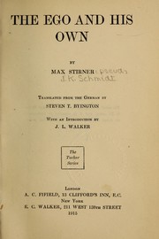 Cover of: The ego and his own by Max Stirner