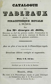 Cover of: Catalogue des tableaux de la Pinacothèque royale à Munich