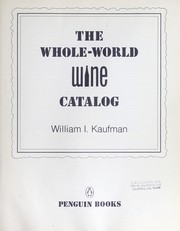 Cover of: The whole-world wine catalog