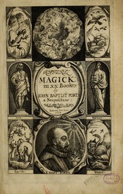 Natural magick by Giambattista della Porta