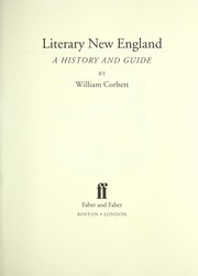 Cover of: Literary New England: a history and guide