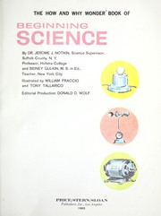 Cover of: Hw Beginning Science (How and Why Wonder Book)