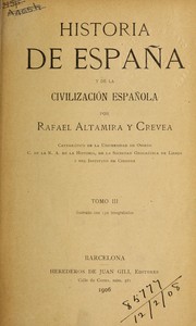Cover of: Historia de España y de la civilizacion española