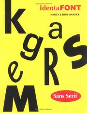 Cover of: IdentaFONT Sans Serif by Don Wansick