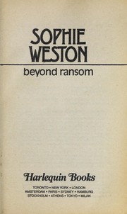 Cover of: Beyond ransom
