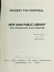 Cover of: Request for proposal: New Main Public Library, San Francisco Civic Center.