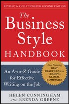 Business style handbook by Helen Cunningham, Brenda Greene