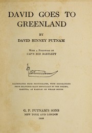 Cover of: David goes to Greenland