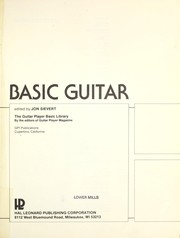 Cover of: Basic guitar