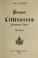 Cover of: Propos litteraires