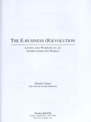 Cover of: The e-business (r)evolution by Daniel Amor