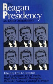 Cover of: The Reagan Presidency: An Early Assessment (A Garfield Foundation Public Affairs Study)