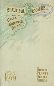 Cover of: Beautiful flowers from the Calla Greenhouses, Calla, O., 1898