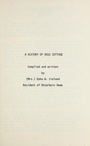 Cover of: A history of Rose Cottage