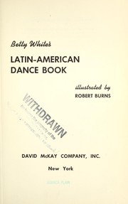 Cover of: Latin-American dance book by 