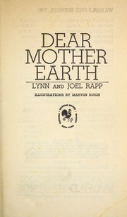 Cover of: Dear Mother Earth