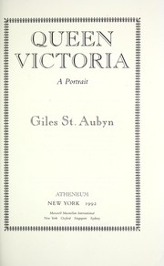 Cover of: Queen Victoria | Giles St. Aubyn
