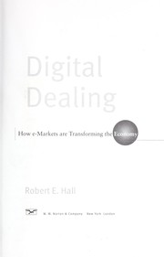 Cover of: Digital dealing by Robert Ernest Hall