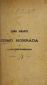 Cover of: Como amante y como honrada