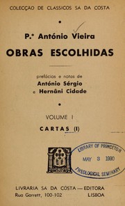 Cover of: Obras escolhidas by António Vieira