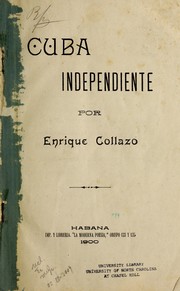 Cover of: Cuba independiente
